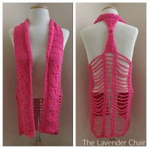 Read more about the article Cabled Vest Crochet Pattern