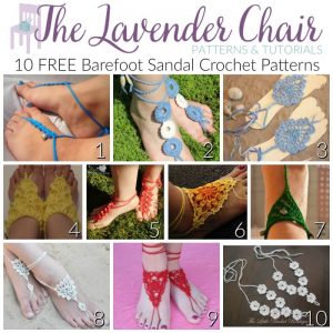 Read more about the article FREE Barefoot Sandal Crochet Patterns