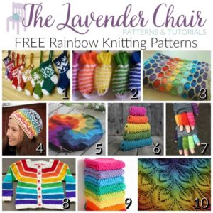 Read more about the article FREE Rainbow Knitting Patterns