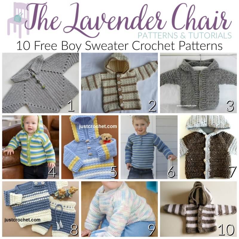 baby boy vest crochet pattern free