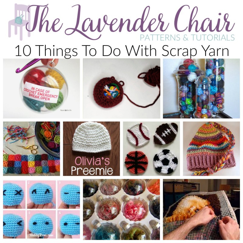 35 Crochet Scrap Yarn Projects - Free Patterns