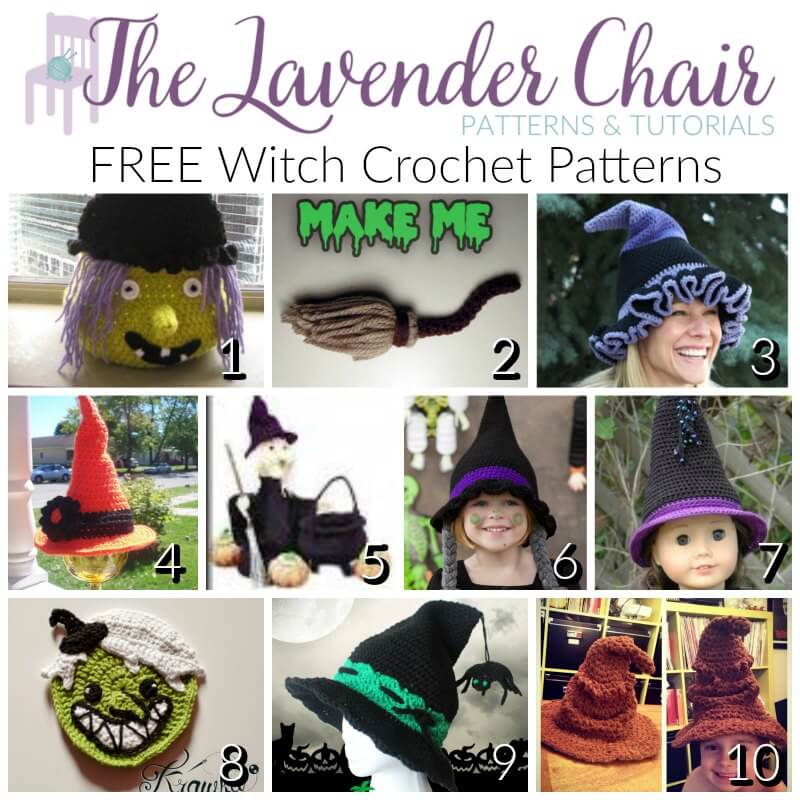 Free Witch Crochet Patterns - The Lavender Chair