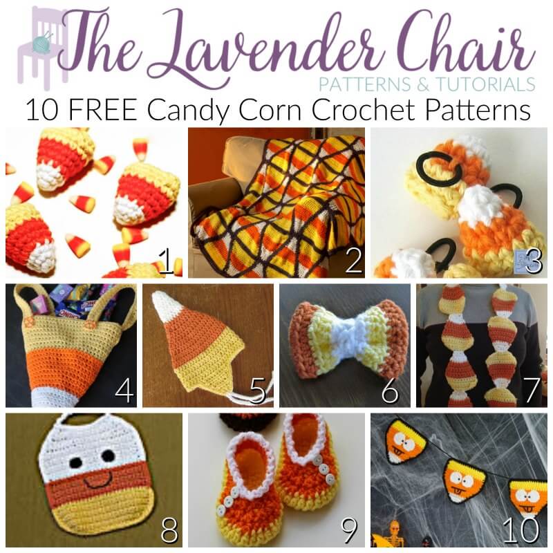 Free Candy Corn Crochet Patterns - The Lavender Chair