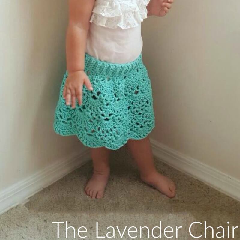 Discover the crochet skirt for a girl that you will fall in love with