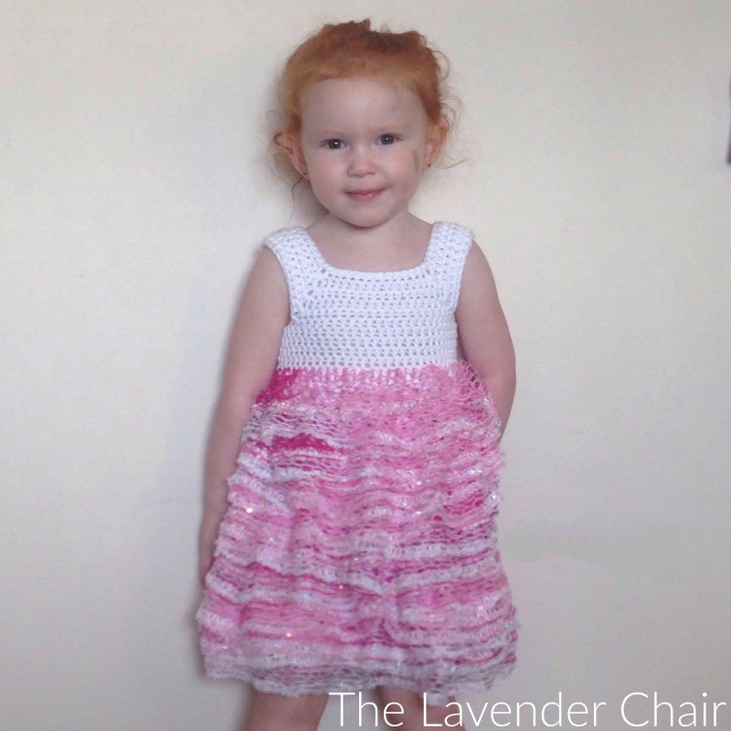 Sashay Ruffles Dress - Free Crochet Pattern - The Lavender Chair