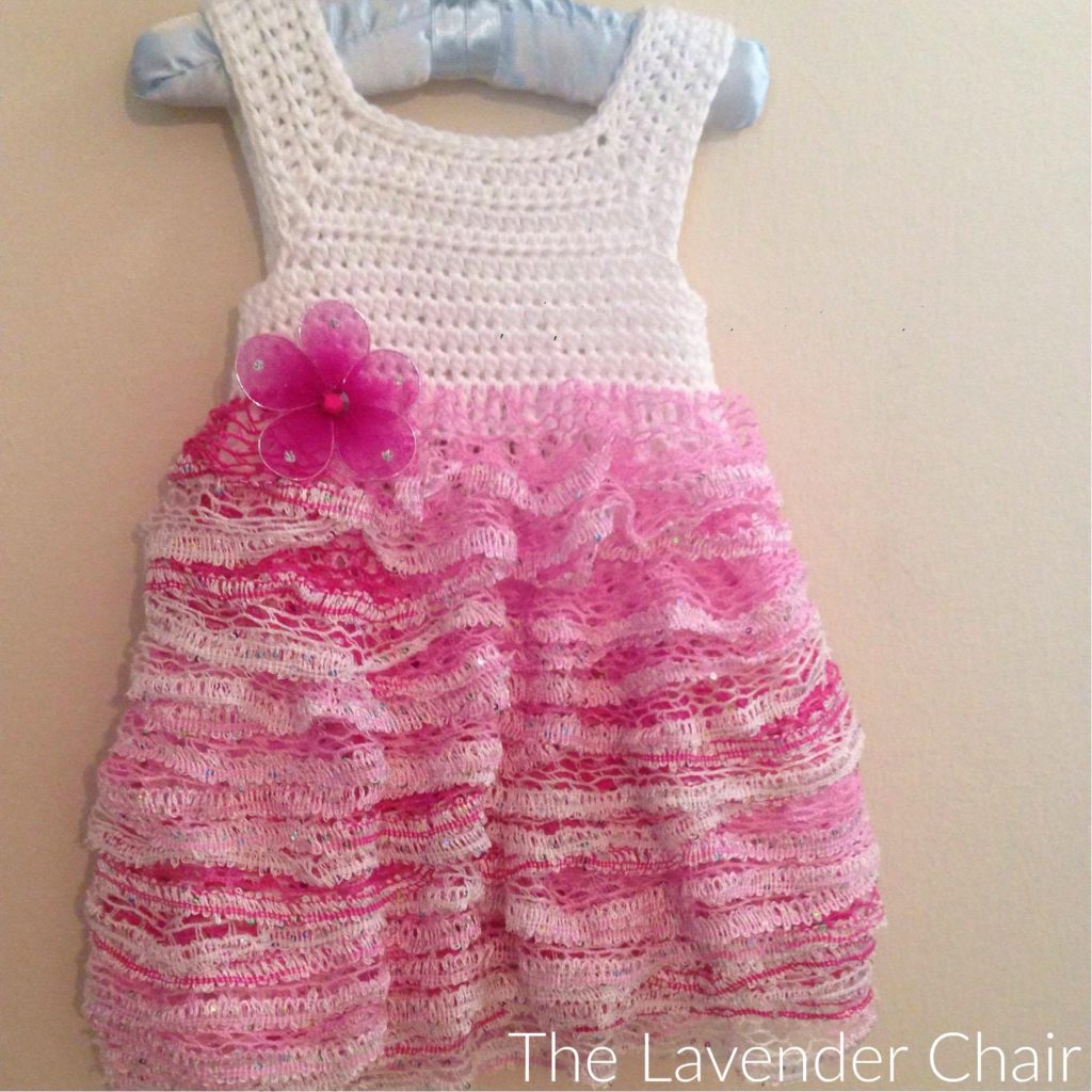 Sashay Ruffles Dress - Free Crochet Pattern - The Lavender Chair