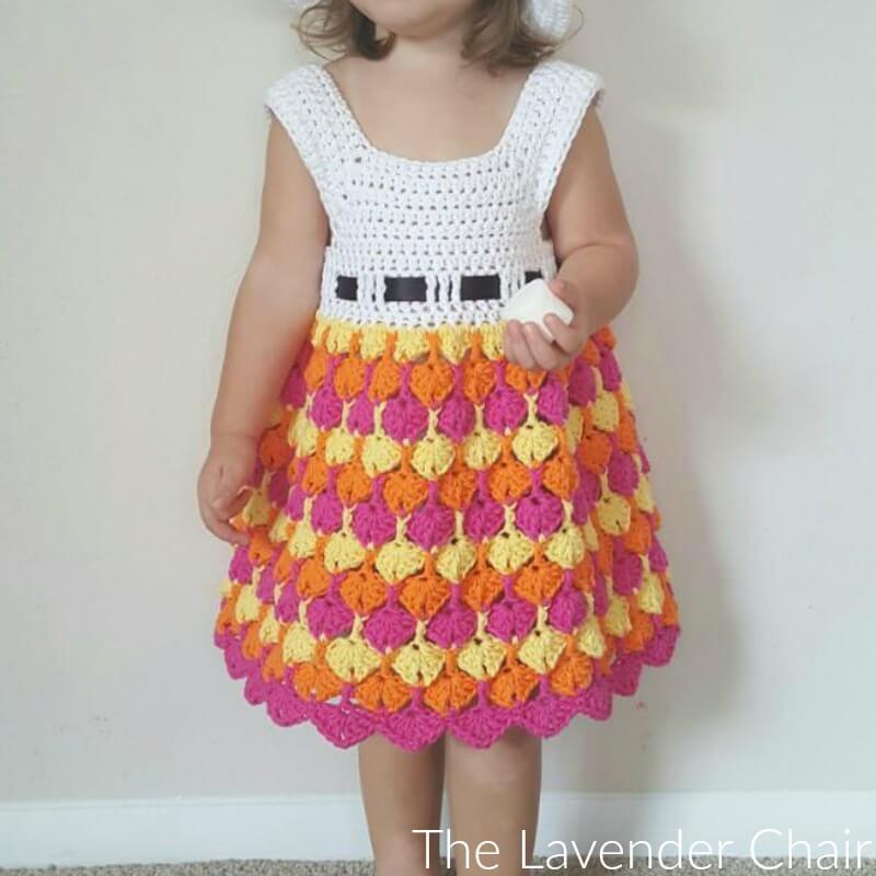 Quiver Fans Dress- Free Crochet Pattern - The Lavender Chair