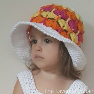 Quiver Fans Sun Hat - Free Crochet Pattern - The Lavender Chair
