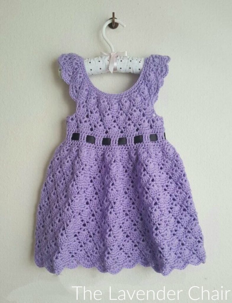 Vintage Rounded Yoke Dress - Free Crochet Pattern - The Lavender Chair