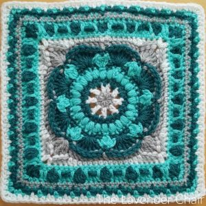 Read more about the article Sea Flower Mandala Square Crochet Pattern