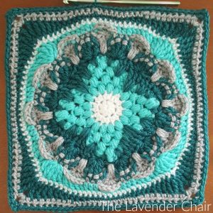 Wallflower Mandala Square - Free Crochet Pattern - The Lavender Chair