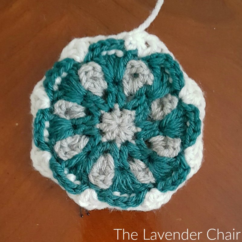 Azalea Mandala Square - Free Crochet Pattern - The Lavender Chair 