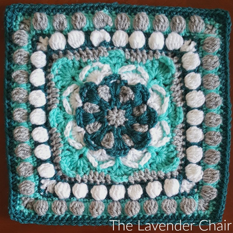 Azalea Mandala Square - Free Crochet Pattern - The Lavender Chair