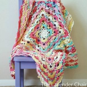 Read more about the article Gemstone Lace Blanket Crochet Pattern