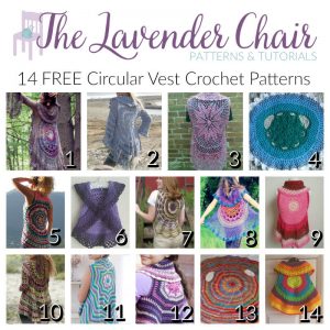 Read more about the article 14 FREE Circular Vest Crochet Patterns