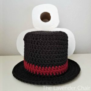 Read more about the article Snowman Top Hat Toilet Paper Roll Cover Crochet Pattern