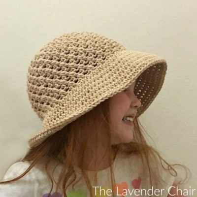Read more about the article Crossed Double Sun Hat (Infant – Child) Crochet Pattern