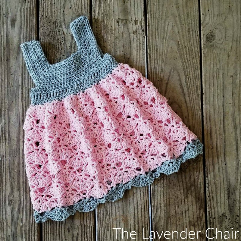 Falling Fans Dress - Free Crochet Pattern - The Lavender Chair
