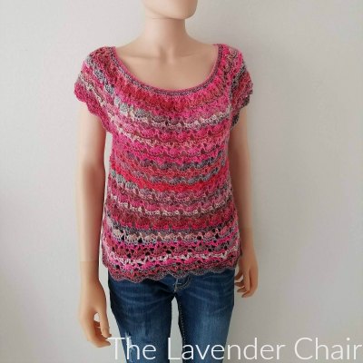 Vintage Rounded Yoke Top - Free Crochet Pattern - The Lavender Chair