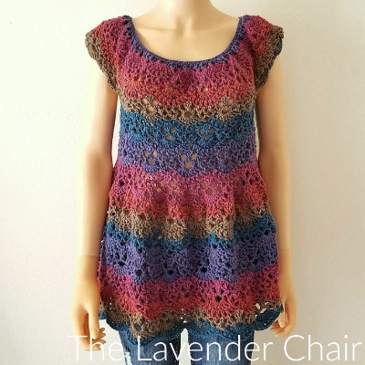 Read more about the article Lacy Shells Flowy Top Crochet Pattern