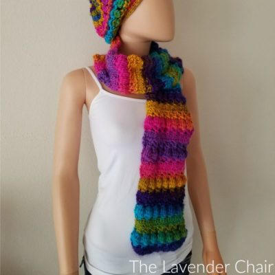 Read more about the article Crossed Bobble Scarf Crochet Pattern