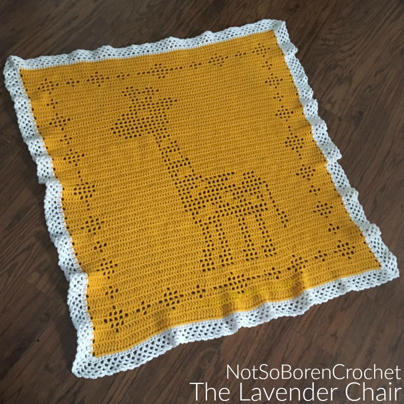 Filet Giraffe Blanket - Free Crochet Pattern - The Lavender Chair