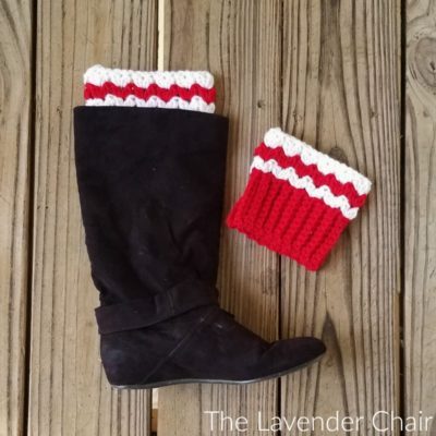 Read more about the article Peppermint Boot Cuffs Crochet Pattern