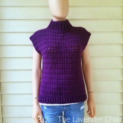 Read more about the article Crossed Double Cowl Neck Vest Crochet Pattern
