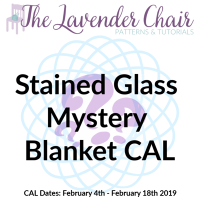 Stained Glass Mystery Blanket CAL - Free Crochet Pattern - The Lavender Chair
