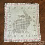 Filet Bunny Blanket Crochet Pattern