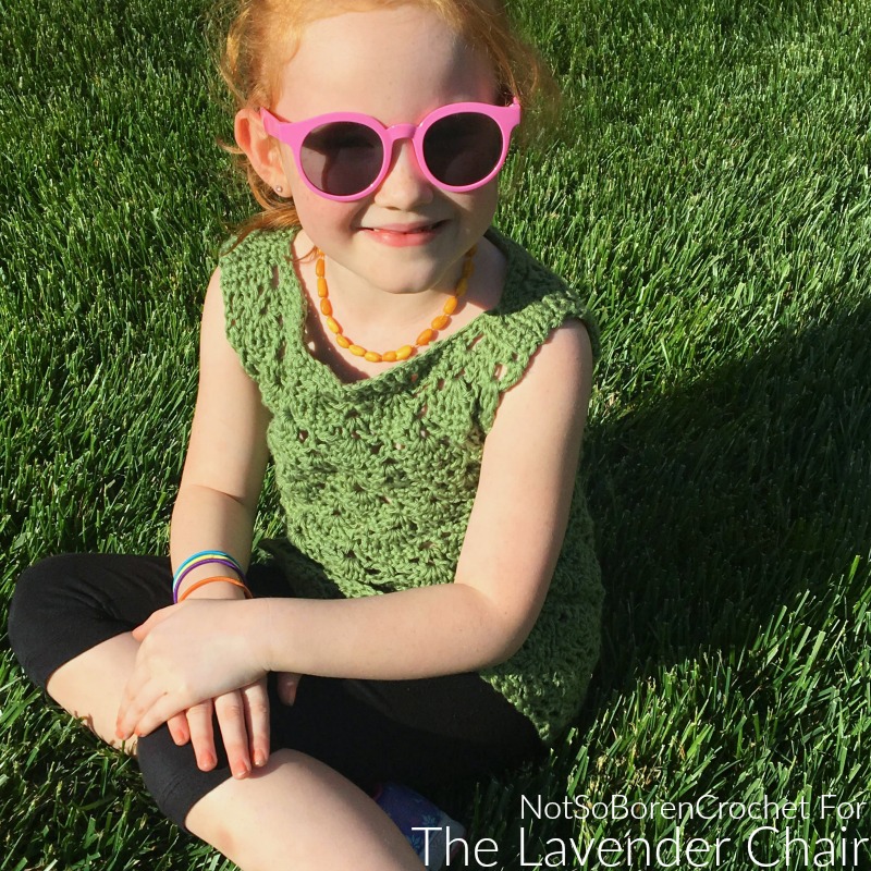 Vintage Tunic (Kids) - Free Crochet Pattern - The Lavender Chair