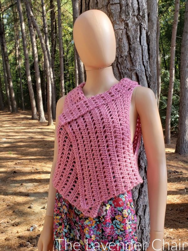 Madison Crossover Vest - Free Crochet Pattern - The Lavender Chair