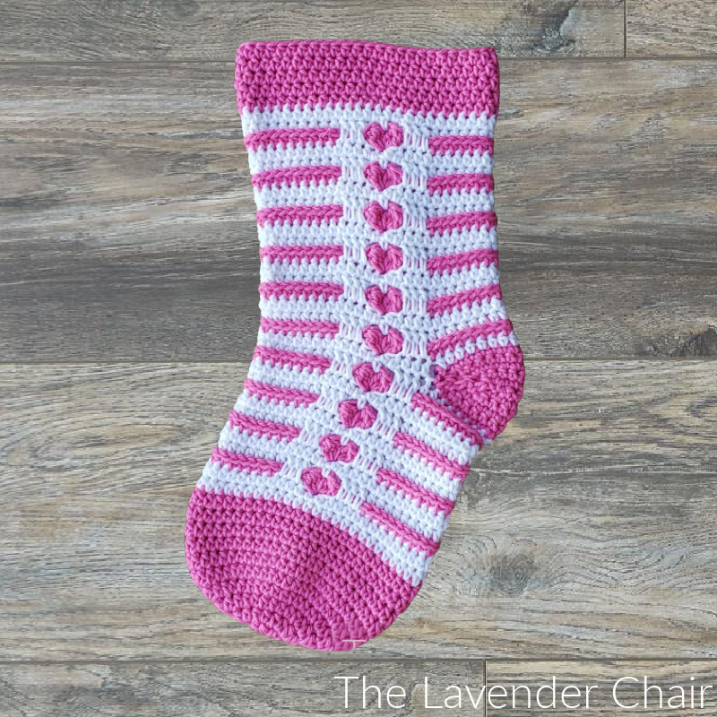 Love Me Tender Stocking - Free Crochet Pattern - The Lavender Chair