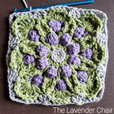 Vitis Vinifera Square - Free Crochet Pattern - The Lavender Chair