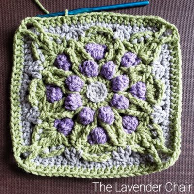 Vitis Vinifera Square - Free Crochet Pattern - The Lavender Chair 