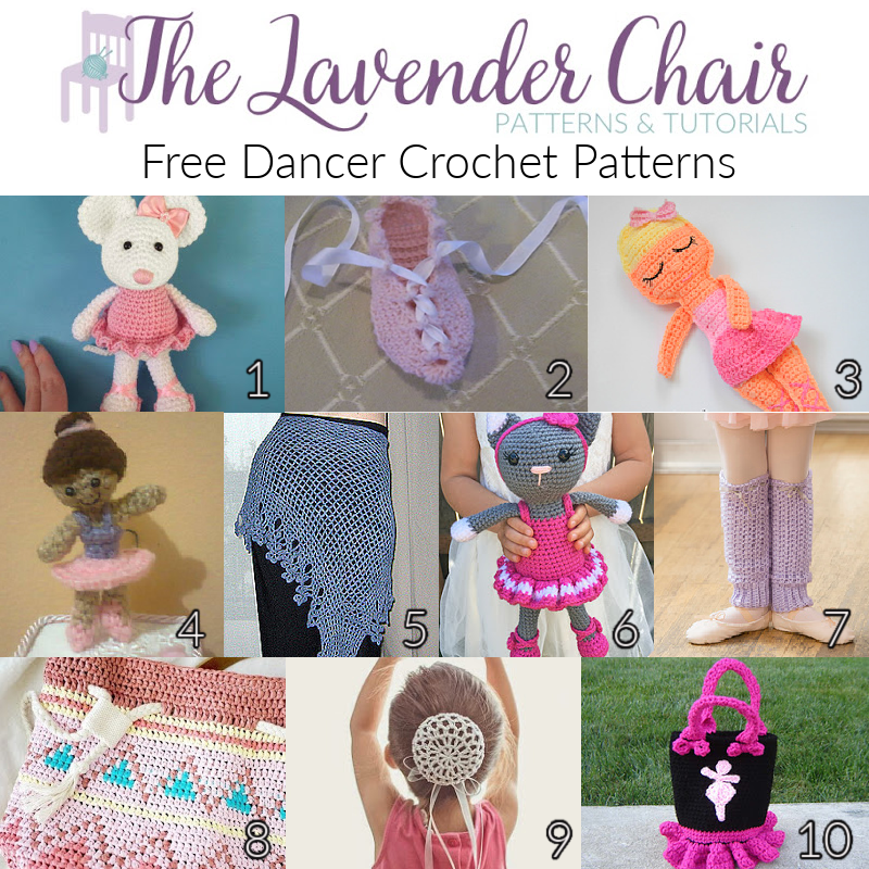 Free Dancer Crochet Patterns - The Lavender Chair