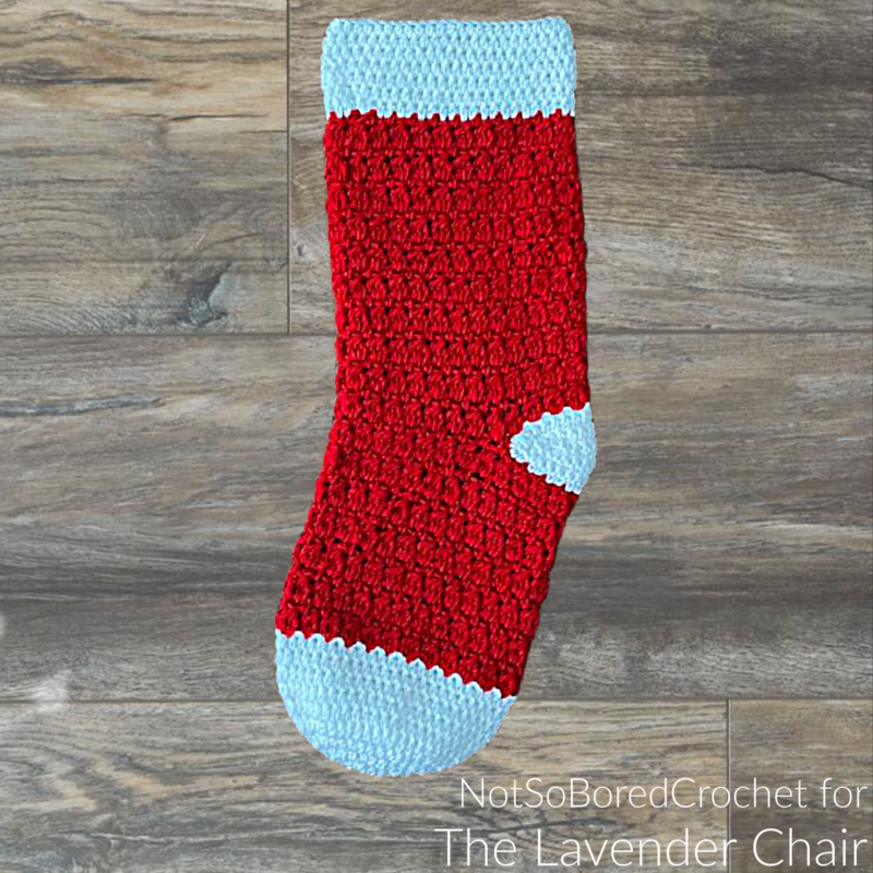 Candace's Cluster Stocking - Free Crochet Pattern - The Lavender Chair