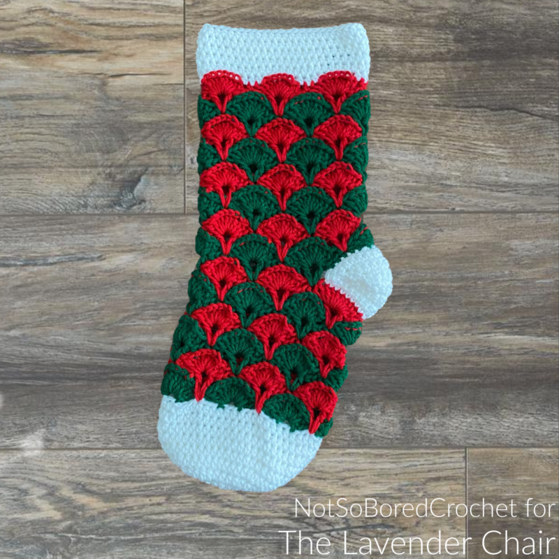 Shelby's Stocking - Free Crochet Pattern - The Lavender Chair