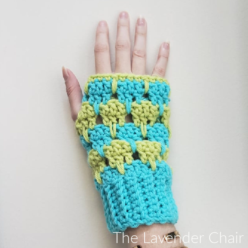 Arabella Fingerless Gloves - Free Crochet Pattern - The Lavender Chair