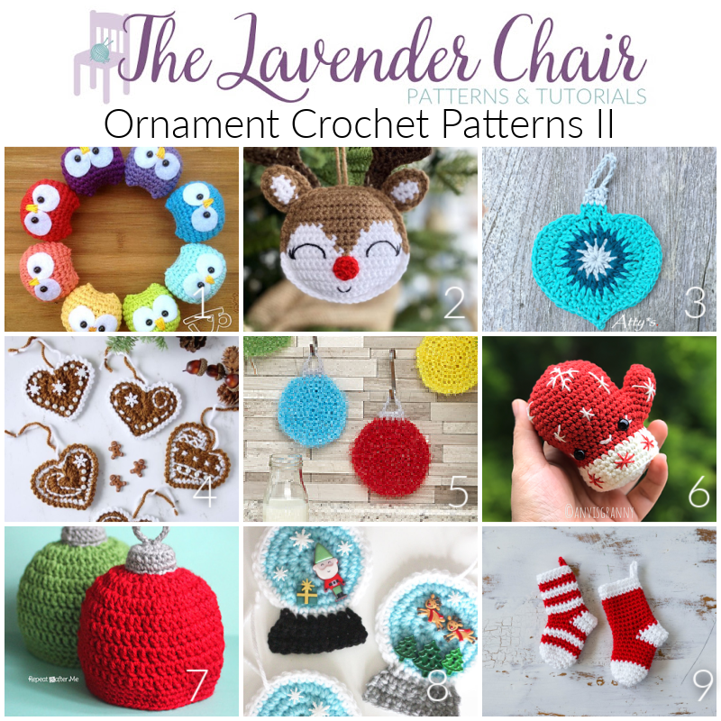 Ornament Crochet Patterns II - The Lavender Chair
