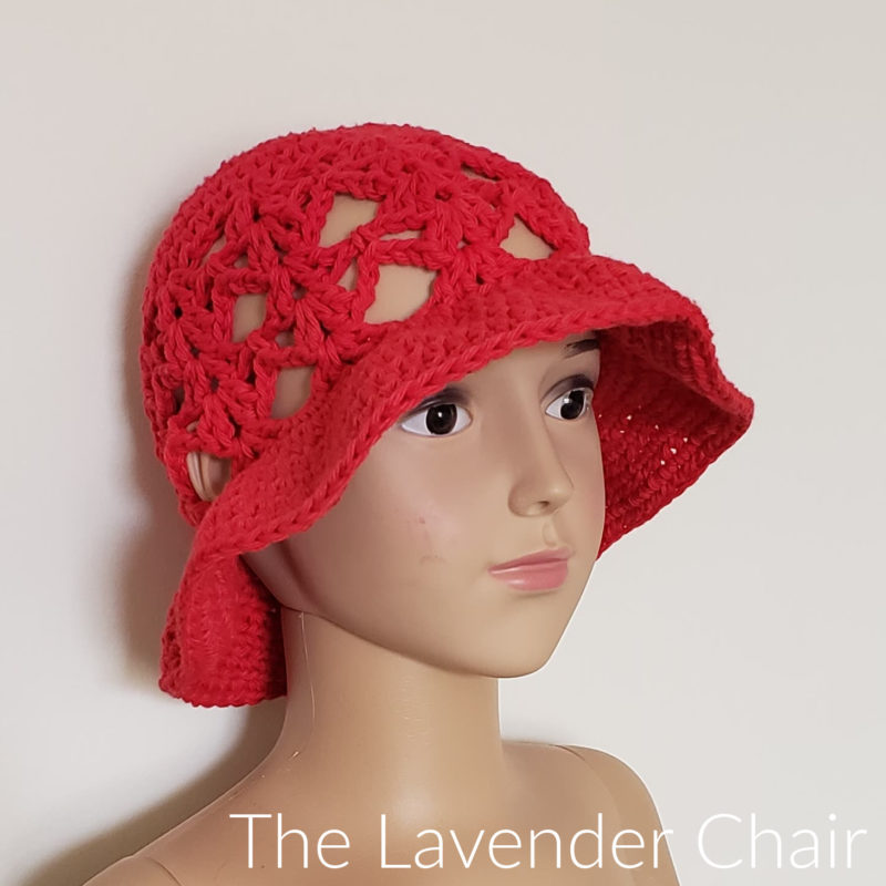 Climbing Shells Sun Hat (Child) - Free Crochet Pattern - The Lavender Chair