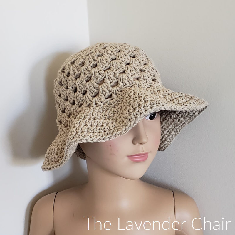 Granny Stitch Sun Hat Child - Free Crochet Pattern - The Lavender Chair