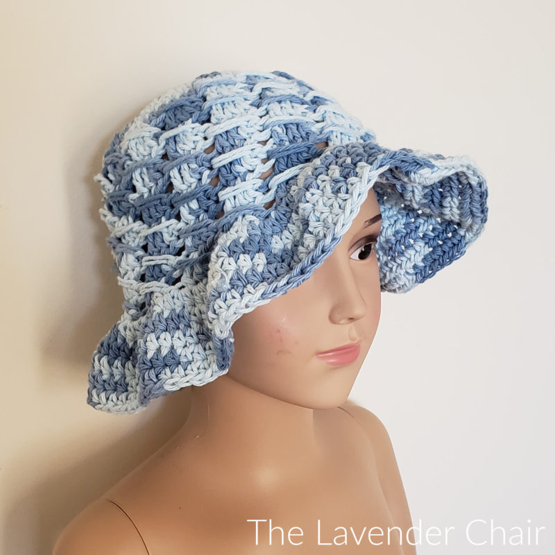 Matilda Sun Hat Child - Free Crochet Pattern - The Lavender Chair