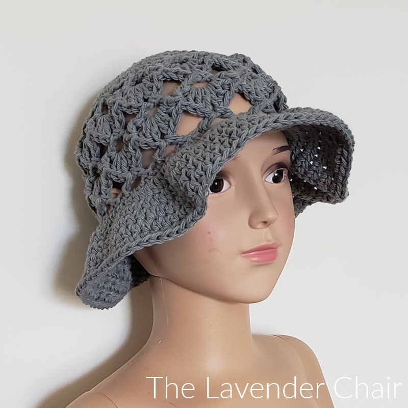 Sensu Fan Sun Hat (Child) - Free Crochet Pattern - The Lavender Chair