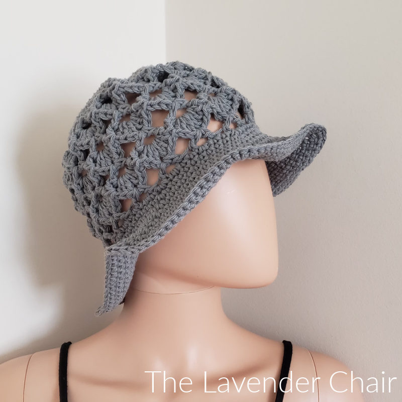 Sensu Fan Sun Hat (Adult) - Free Crochet Pattern - The Lavender Chair