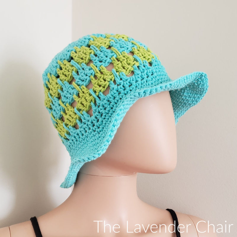 Arabella Sun Hat (Adult) - Free Crochet Pattern - The Lavender Chair