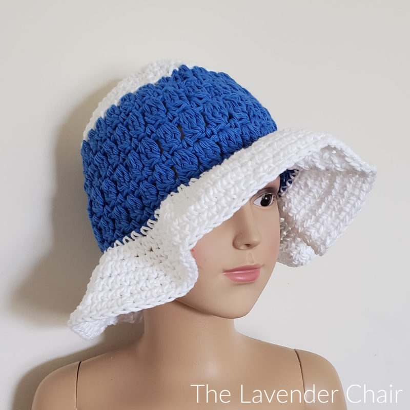 Candace's Cluster Sun Hat Child - Free Crochet Pattern - The Lavender Chair