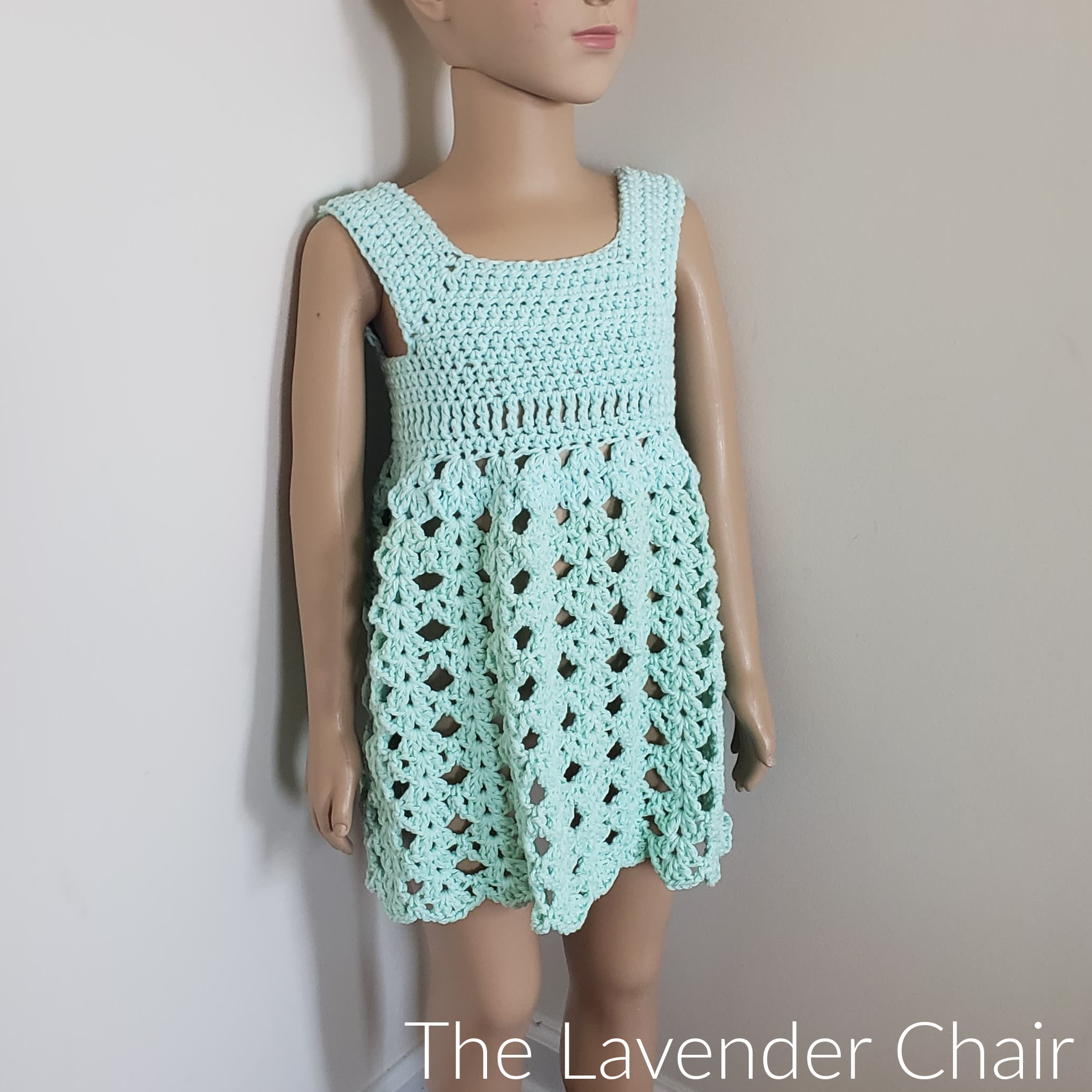 Climbing Shells Dress - Free Crochet Pattern - The Lavender Chair