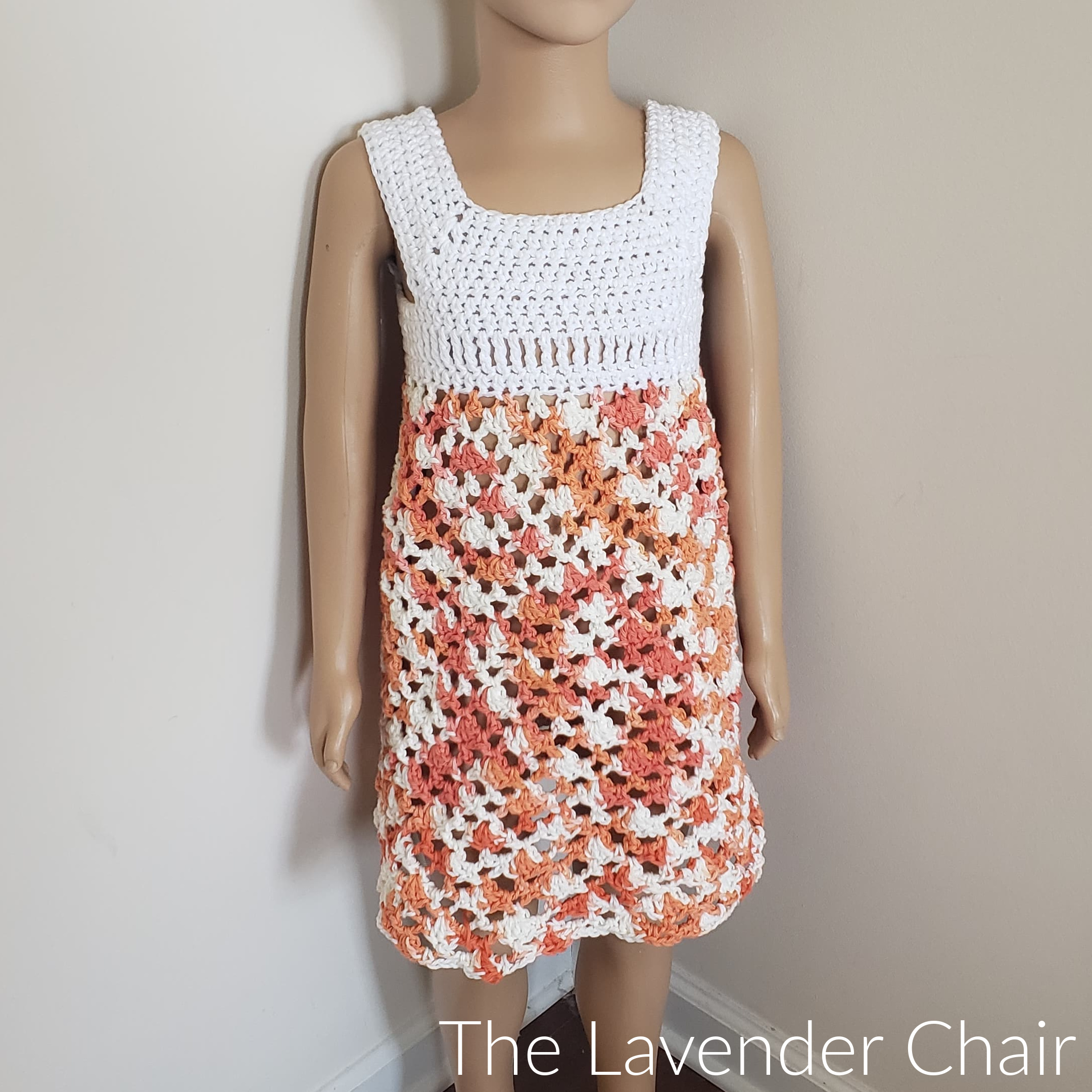 Meshy Shells Dress - Free Crochet Pattern - The Lavender Chair