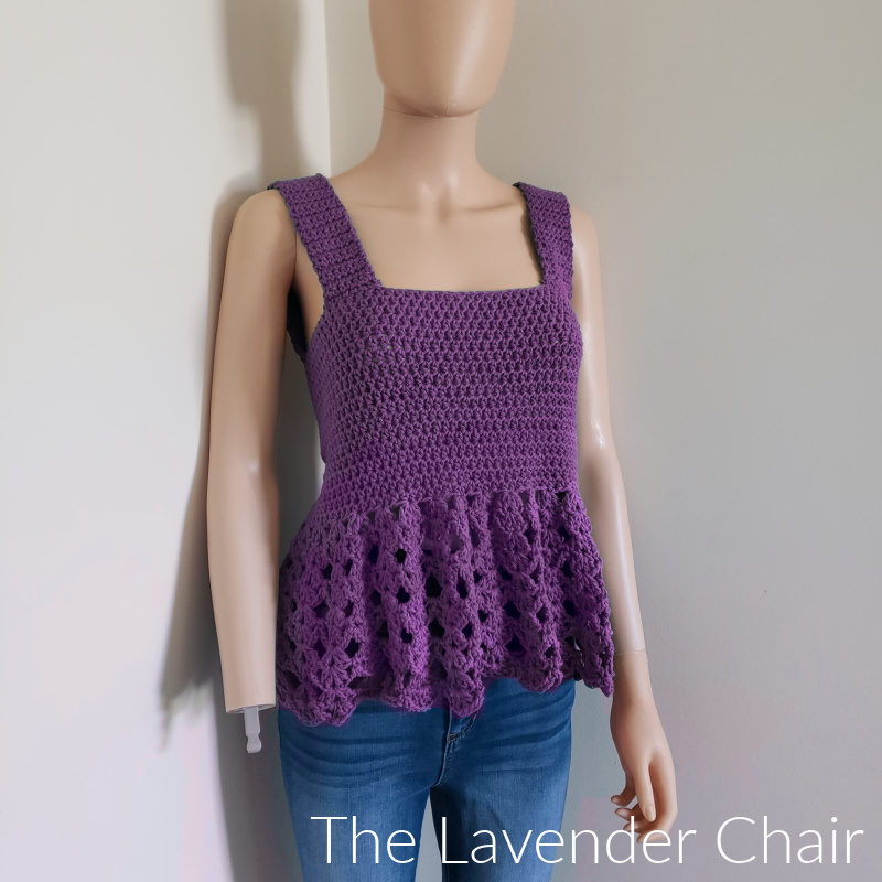 Climbing Shells Tank Top - Free Crochet Pattern - The Lavender Chair